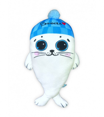 Мягкая игрушка нерпа Бусинка, 39 см, Mi210