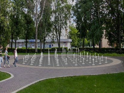 Пешеходный фонтан FC 10400 (с насосами сухой установки)