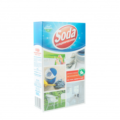 Сода кальцинированная фасованная 600гр