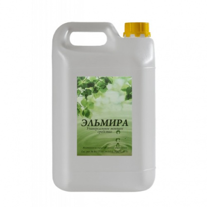 Эльмира - Высококонцентрированное нейтральное пенное универсальное моющее средство для эко-клининга. Мытье полов, ковров, стен, мебели, посуды, стекол и других поверхностей на производстве и в быту.