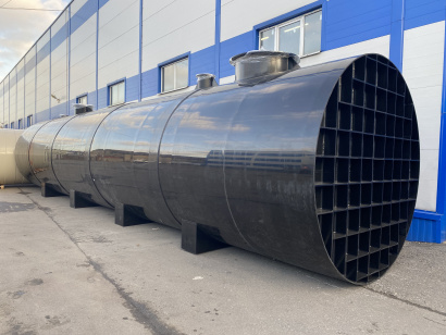 Промышленное ёмкостное оборудование из полиэтилена и полипропилена объёмом до 100 м3