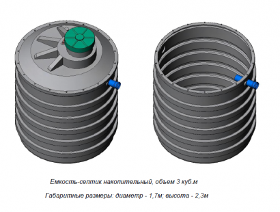 Емкость-септик 3 куб.м.