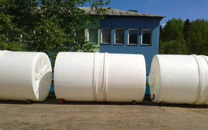 Пластиковая горизонтальная емкость 15000 литров