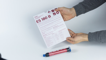 Однокомпонентный эпоксидный конструкционный теплопроводный клей RUBOND ES 180 B (10мл)