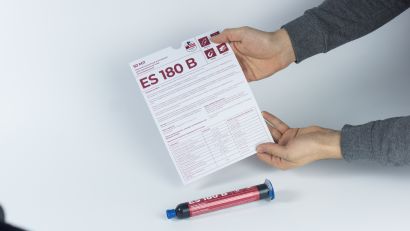 Однокомпонентный эпоксидный конструкционный теплопроводный клей RUBOND ES 180 B (50мл)