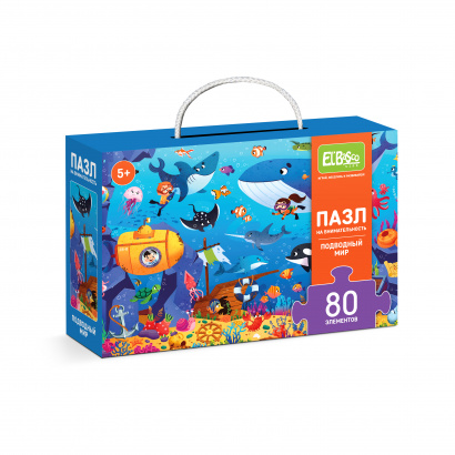 Пазл на внимательность 80 элементов в ассортименте