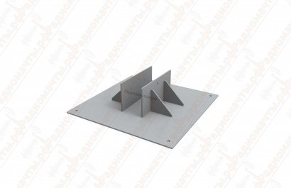 Опорная площадка для установки телескопической мачты на грунт или землю  ПО-500