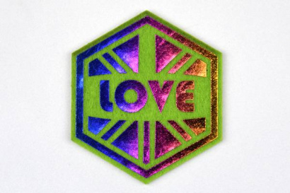 Термоаппликации из голограммной пленки