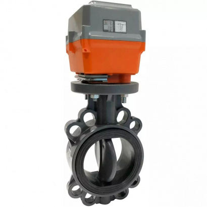 Дисковый поворотный затвор Aquaviva с электроприводом EPDM On-off AC220В
