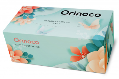 Салфетки бумажные в коробке 200шт