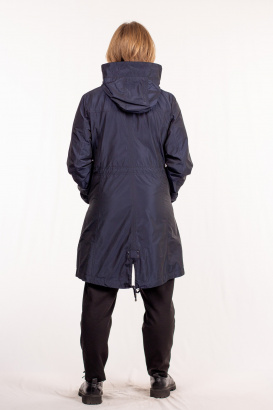 Женская демисезонная парка с капюшоном