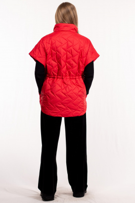 Жилет стёганый с кулиской