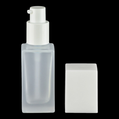 Флакон стеклянный Флокс 30 и 50 мл с дозатором и колпаком