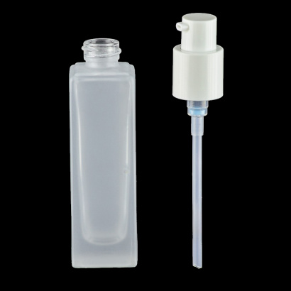 Флакон стеклянный Флокс 30 и 50 мл с дозатором и колпаком