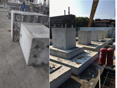 Железобетонные фундаменты (подколонники)