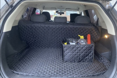 Автогамак - накидка на сиденья для перевозки животных PREMIUM 130хсм.х150см