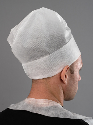Поварские шапочки-колпаки, спанбонд, 40 гр/м² (упаковка)