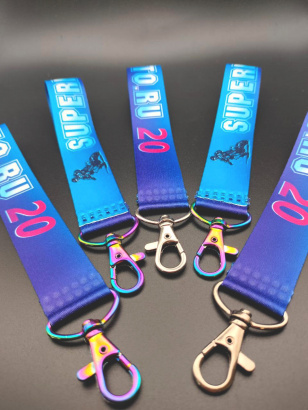 Ремувки с логотипом (брелки из ткани)