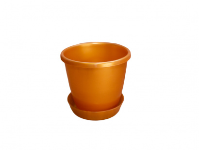 Горшок цветочный с поддонником 1,3 литра