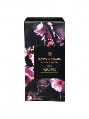 Чёрный чай с ароматом японской сакуры, 25 пакетиков в конвертах