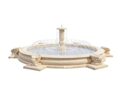 Фонтан FC "Каменный цветок" 5000 с наутилусами