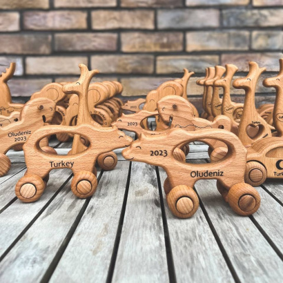 Деревянные игрушки каталки