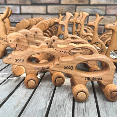 Деревянные игрушки каталки