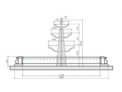 Фонтан FC "Анталия" 5000
