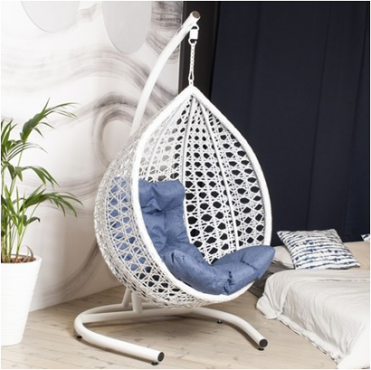 Подвесное кресло из ротанга Стандарт ромбики