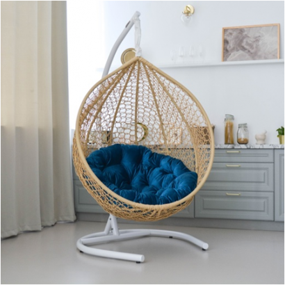 Подвесное кресло из ротанга Большой Ажур Х2