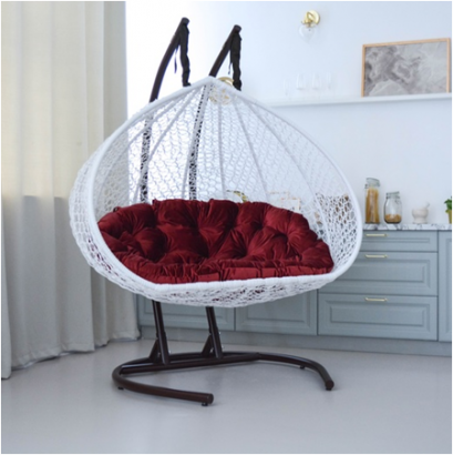 Подвесное кресло из ротанга Трехместное Ахур Х2