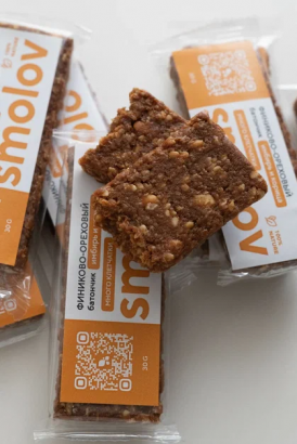 Финиково-ореховый батончик ИМБИРЬ И КОРИЦА