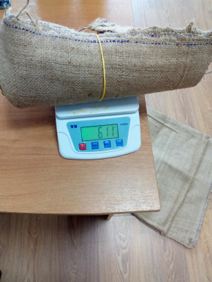 Джутовый мешок 95*56см, новый, производства, Бангладеш.