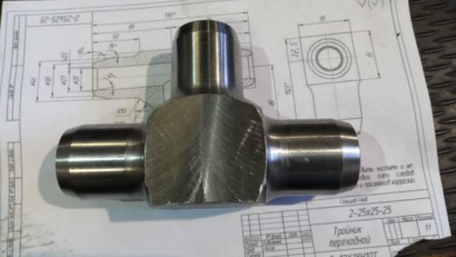 Тройники точеные высокого давления ГОСТ 22801-83,  ГОСТ 22805-83,  ГОСТ 22822-83,  ОСТ 26-01-30-82,  ОСТ 26-01-29-82, ОСТ 26-2024-76, ОСТ 95.53-98; ОСТ 108-720-05-82; ОСТ 108-720-01-82; ОСТ 92-3913-76; ОСТ 34-42-673-84; ОСТ 24.125.19-89,  ОСТ 34-10-432-90