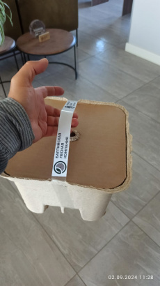 Лента-ручка клейкая для упаковки