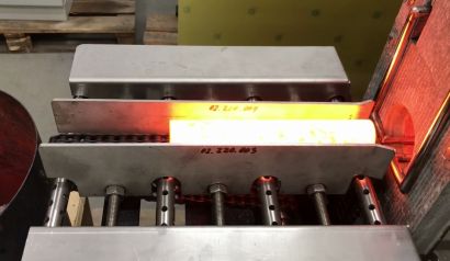 СЭЛТ-КИН-5 для нагрева мерных заготовок большого сечения с последовательной подачей