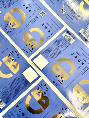 Этикетки на металлизированной пленке