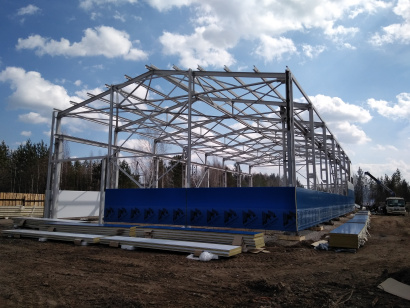 Быстровозводимое здание 14х24х4