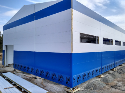 Быстровозводимое здание 18х60х4