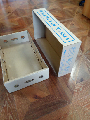 Гофроящик Крабовый №10, №7, №5, двухкомпонентный, самозборный. Россия