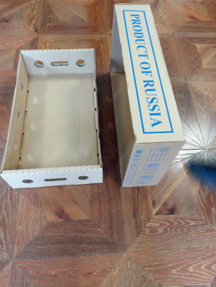 Гофроящик Крабовый №10, №7, №5, двухкомпонентный, самозборный. Россия