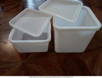 Куботейнер 12л, 23л, пищевой с плотной крышкой