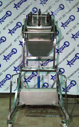 Подъемник опрокидыватель гидравлический для тележек