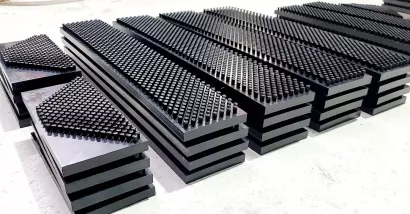 Щеточные панели для станков шлифовки (полировки) труб и круглого прутка