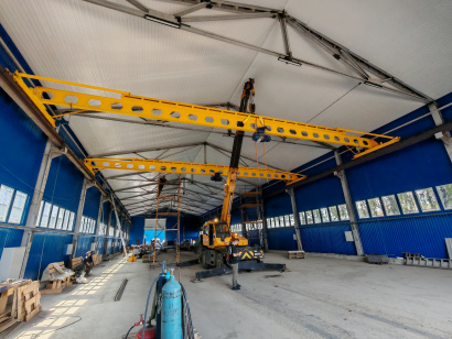 Кран мостовой однобалочный опорный 5,0т * 17,0м * 6м