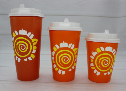 Стаканы бумажные для холодных напитков