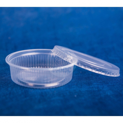 Крышка для одноразового контейнера Диаметр 94,5 прозрачная 50/60/3000