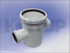 Крестовина одноплоскостная канализационная
