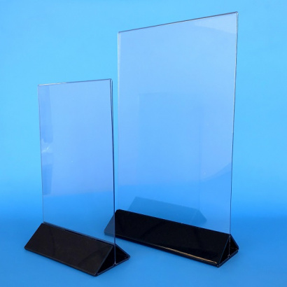 Тейбл тент А5 вертикальный на черном основании