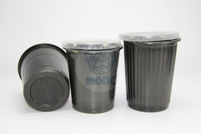 Крышка для одноразового контейнера Диаметр 94,5 прозрачная 50/60/3000